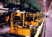 Piling and bundling machine