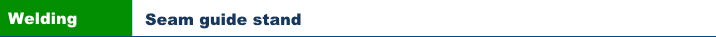 Seam guide stand